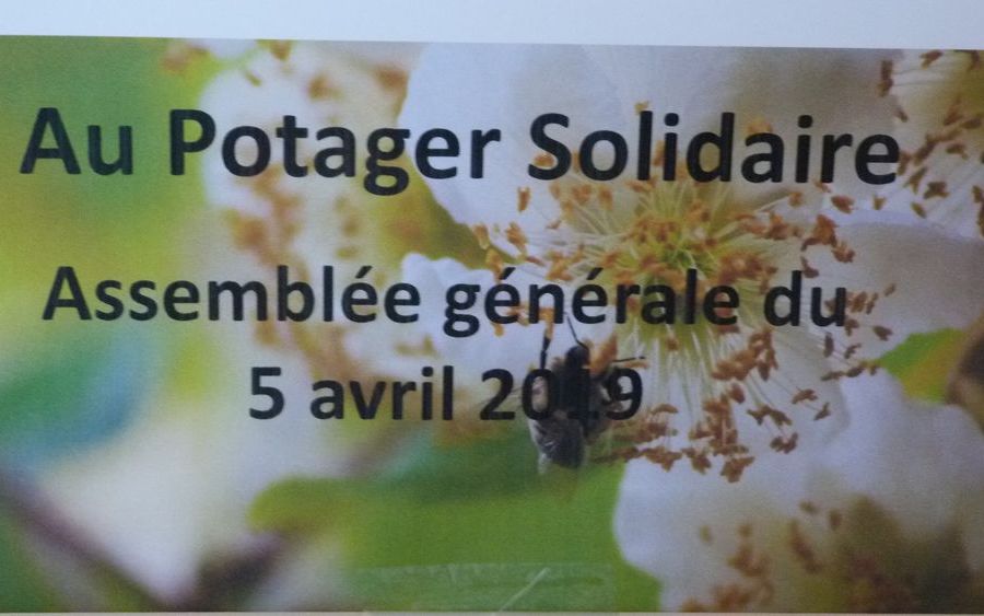 ASSEMBLEE GENERALE POTAGER SOLIDAIRE